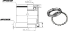 FSA hlavové zloženie 1 (I/E) 3.7mm alloy 1-1/8 to 1.5-OD 55
