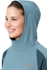 Vaude cyklistický dres Qimsa LS Shirt II, dámsky, dark sea