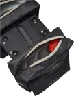 Vaude dvojitá taška na nosič TwinZipper (UniKlip 2), black