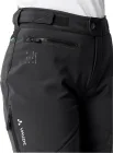Vaude cyklistické nohavice Qimsa Softshell II, dámske, black/black