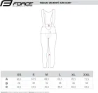 FORCE nohavice REFLEX LINE LADY s vložkou, čierno-ružové