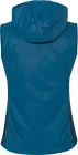 Vaude vesta s kapucňou Freney V, dámska, modrá (shore blue)