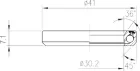 FSA ložisko hl. zloženia-TH-873/DJ ACB 36°x45° 1-1/8 Single S MR040-OD 41