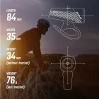 Sigma svetlo predné BUSTER 150 + svetlo zadné NYTE 10
