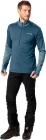 Vaude fleecový pulóver Livigno Halfzip II, pánsky, blue gray