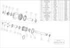 Novatec D902SB-B12-A4A-11S zadný náboj, 32 dier, 12x148, Shimano HG, OEM