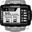LEZYNE Cyklonavigácia MEGA XL GPS HR/ProSC LOADED