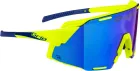 FORCE okuliare GRIP fluo, modré revo sklo