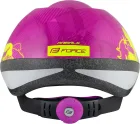 FORCE prilba FUN ANIMALS detská fluo-ružová M