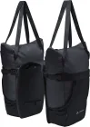 Vaude dvojitá taška na nosič TwinShopper, black