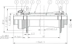 Novatec D791SB-CL-B15, predný náboj, 32 dier, 15x110, OEM
