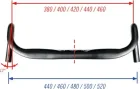 FSA riadidlá ADVENTURE AGX Compact Alloy grey Logo 440mm