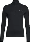 Vaude fleecový pulóver Livigno Halfzip II, dámsky, black