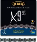 KMC Reťaz X 9 strieborno-sivá, 114 článkov